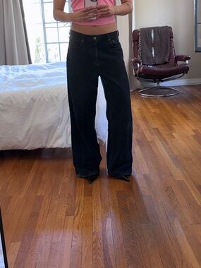 AGOLDE LOW SLUNG BAGGY IN CRUSHED / 28